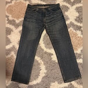 Levi's Men's Dark Blue Straight Jeans